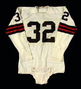 Game-worn-Jim-Brown-jersey