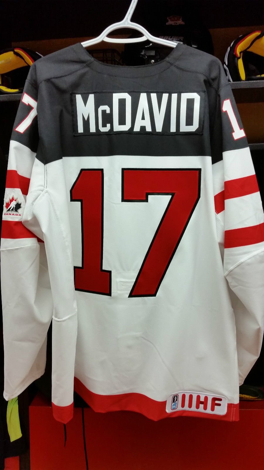 connor mcdavid world cup jersey