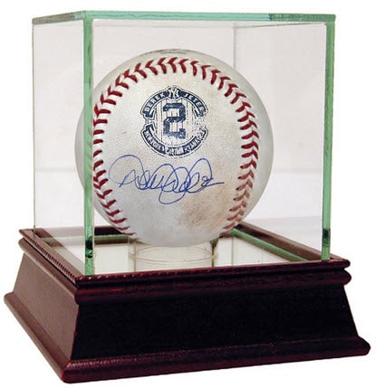 Derek Jeter game-used autographed baseball
