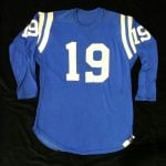 Game-worn Johnny Unitas jersey
