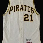 Game-worn Roberto Clemente jersey