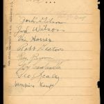 1944 Negro League autographs
