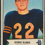 George Blanda rookie card