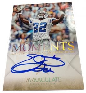 Immaculate Moments Emmitt Smith auto