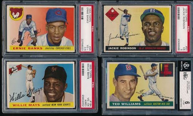 1955 Topps baseball cards