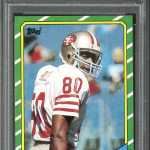Jerry Rice 1986 Topps rookie card PSA 10