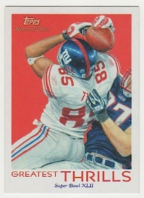 2009 Topps National Chicle Greatest Thrills GT 2 David Tyree