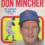 Don Mincher 1970 Topps Poster