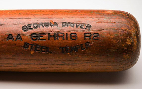 Bat Rite Lou Gehrig bat barrel