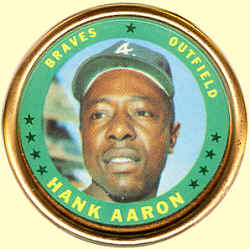 1971 Topps Hank Aaron coin