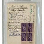 Autographed First Day Cover 1939 Hall of Fame class