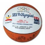 Autographed Dream Team basketball