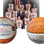 1992 Dream Team autographed basketball