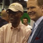 Gale Sayers and Chet Coppock