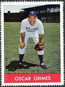 1944 Yankees Stamp Oscar Grimes
