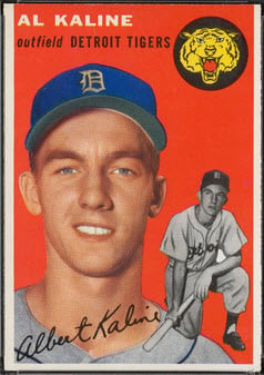 Al Kaline rookie card 1954