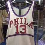 Philadelphia Warriors Wilt Chamberlain game jersey 1959