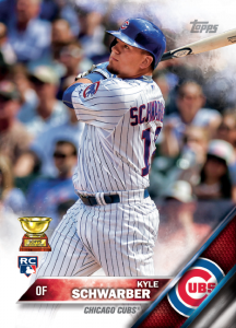 Kyle Schwarber rookie card 2016 Topps Series One