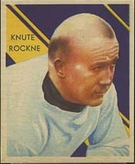 Knute Rockne 1935 National Chicle