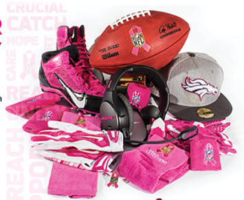 Game Used NFL Pink Gear Coming to Auction