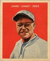 Jimmie Foxx 1932 US Caramel