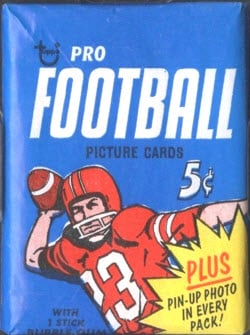 Topps 1968 Football pack