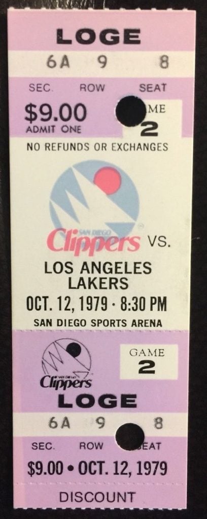 1979 Lakers at Clippers Magic Johnson Debut 1100