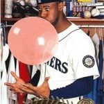 Pinnacle baseball card Ken Griffey Jr bubble