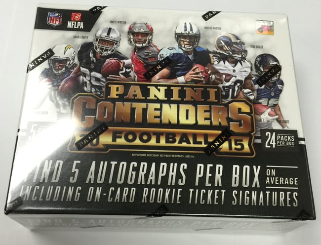 2015 Playoff Contenders Football Hobby Box
