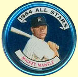 1964 Topps Coin Mickey Mantle