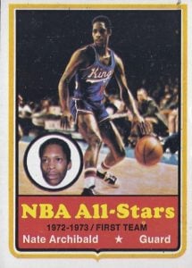 1973-74 Topps basketball Nate Archibald card