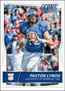 2016 Score Football cards Paxton Lynch