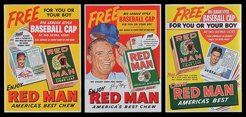 Red Man Tobacco posters