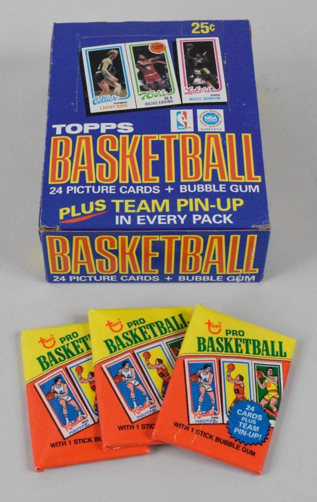 Topps basketball 1980-81 box packs