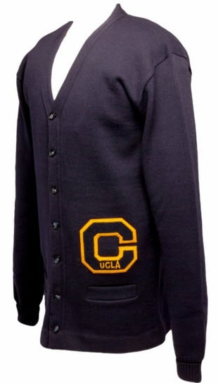 Kareem Abdul-Jabbar UCLA lettermans sweater