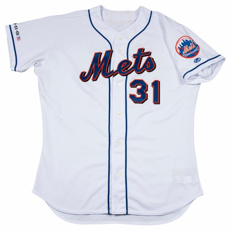 2001 Mike Piazza September 11 home run jersey