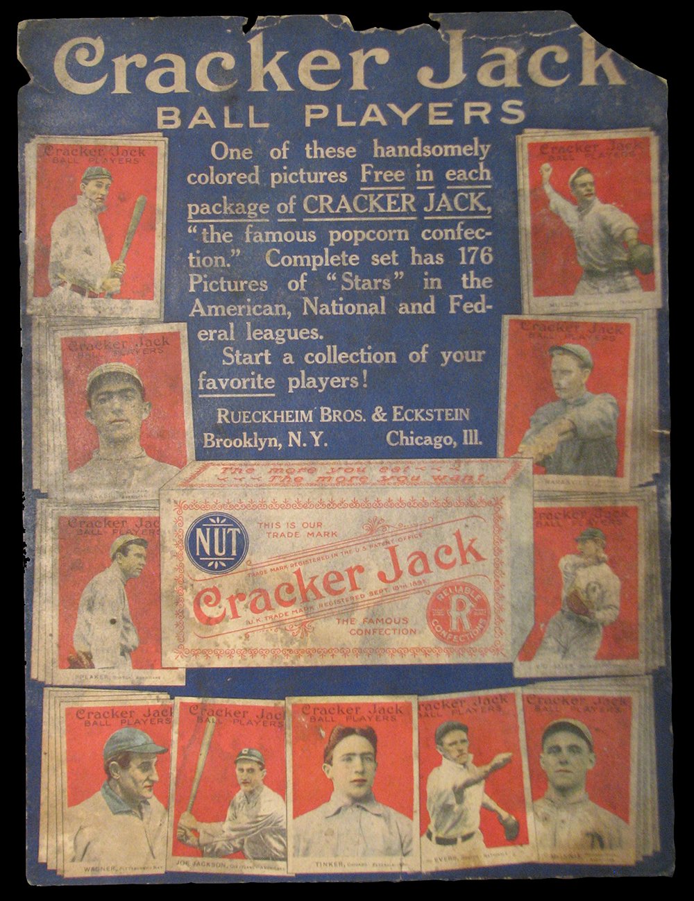 Cracker Jack advertising poster 1915