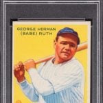 Babe Ruth 1933 Goudey 53