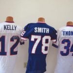 Game worn Buffalo Bills jerseys autographed