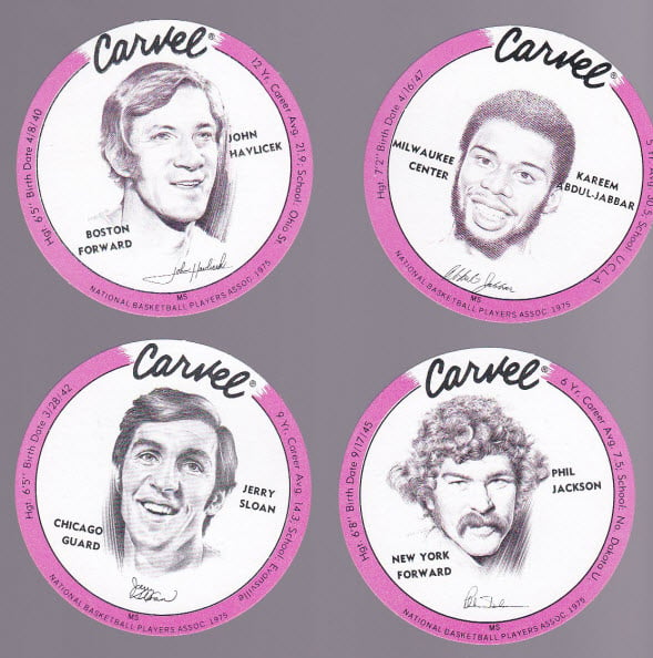 Carvel 1975 basketball discs