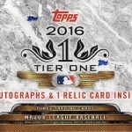 Topps Tier One 2016 hobby box