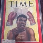 TIME Magazine Muhammad Ali autograph