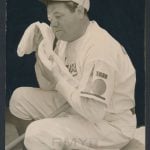 1938 Babe Ruth photo Brooklyn Dodgers