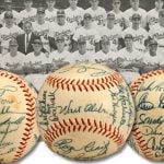 Dodgers autographed baseballs