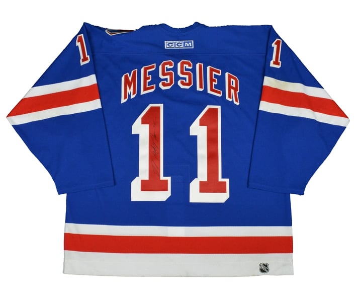Rangers 9-11 tribute jersey Mark Messier