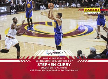 Steph Curry 2016 Panini Instant