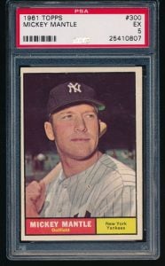 1961 Topps Mantle