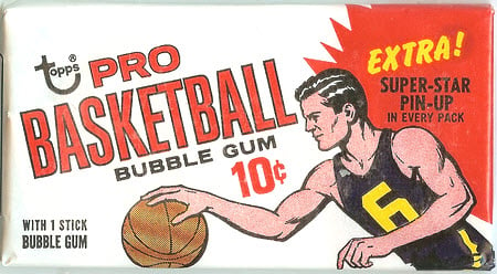 1969 Topps basketball pack