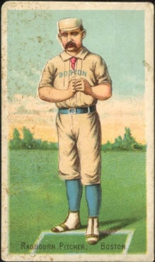Hoss Radbourn baseball card Buchner Gold Coin