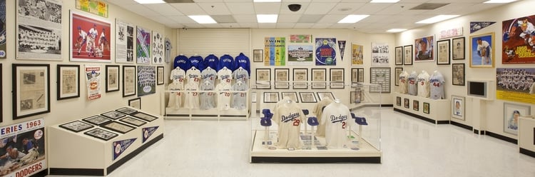 Sports Museum of Los Angeles Dodgers memorabilia collection